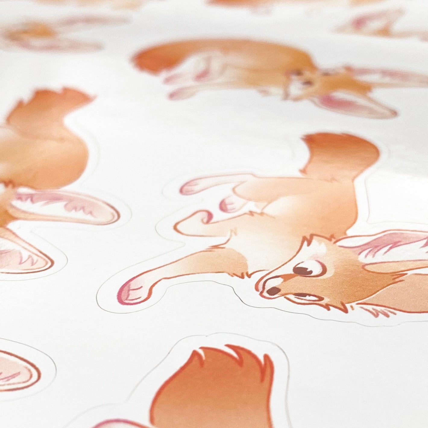 fennec sticker sheet