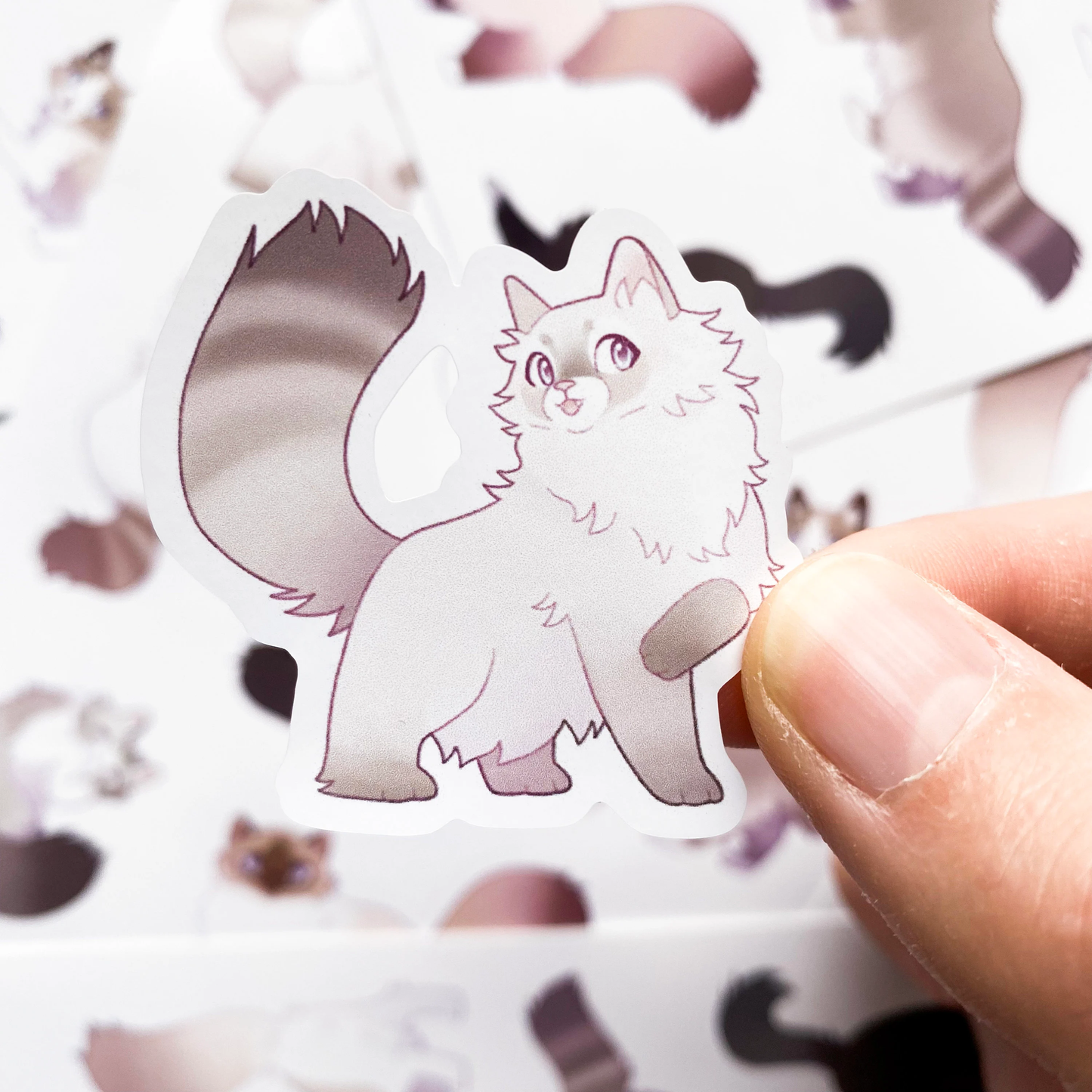 cat sticker sheet