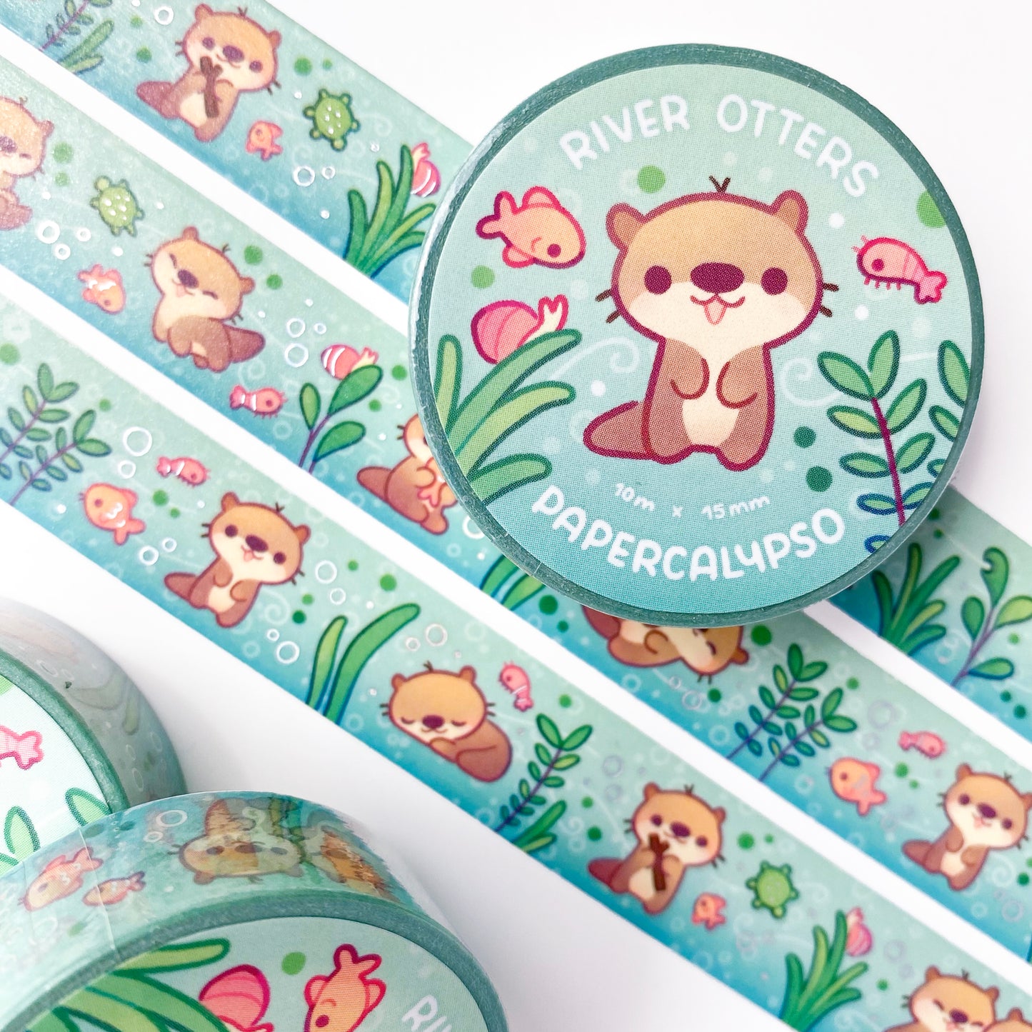 river otters washi tape