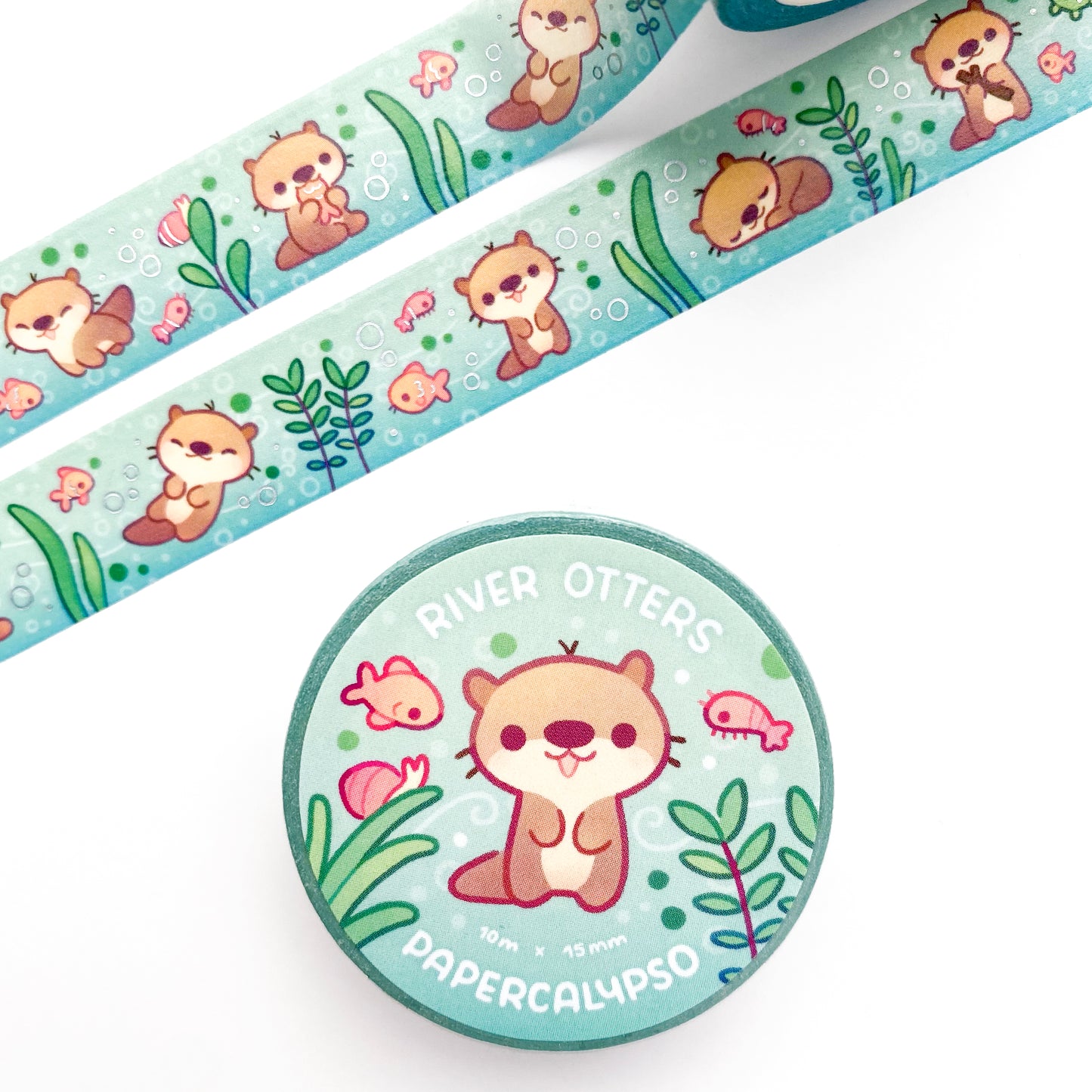 river otters washi tape