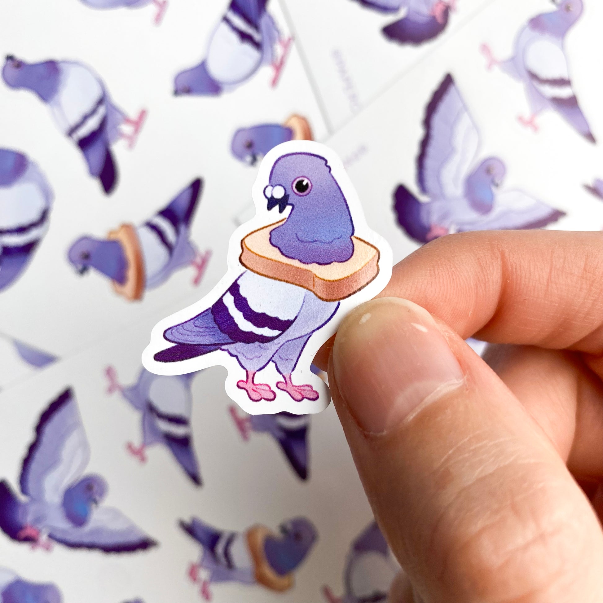 quirky pigeons sticker sheet – PaperCalypso