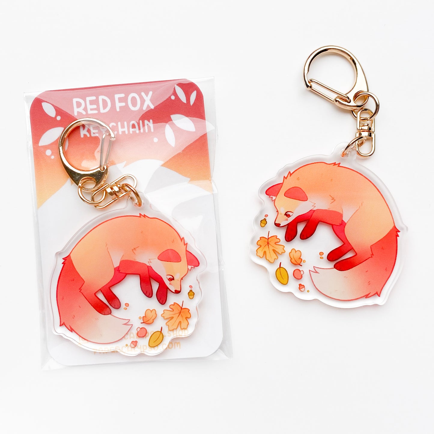 red fox keychain