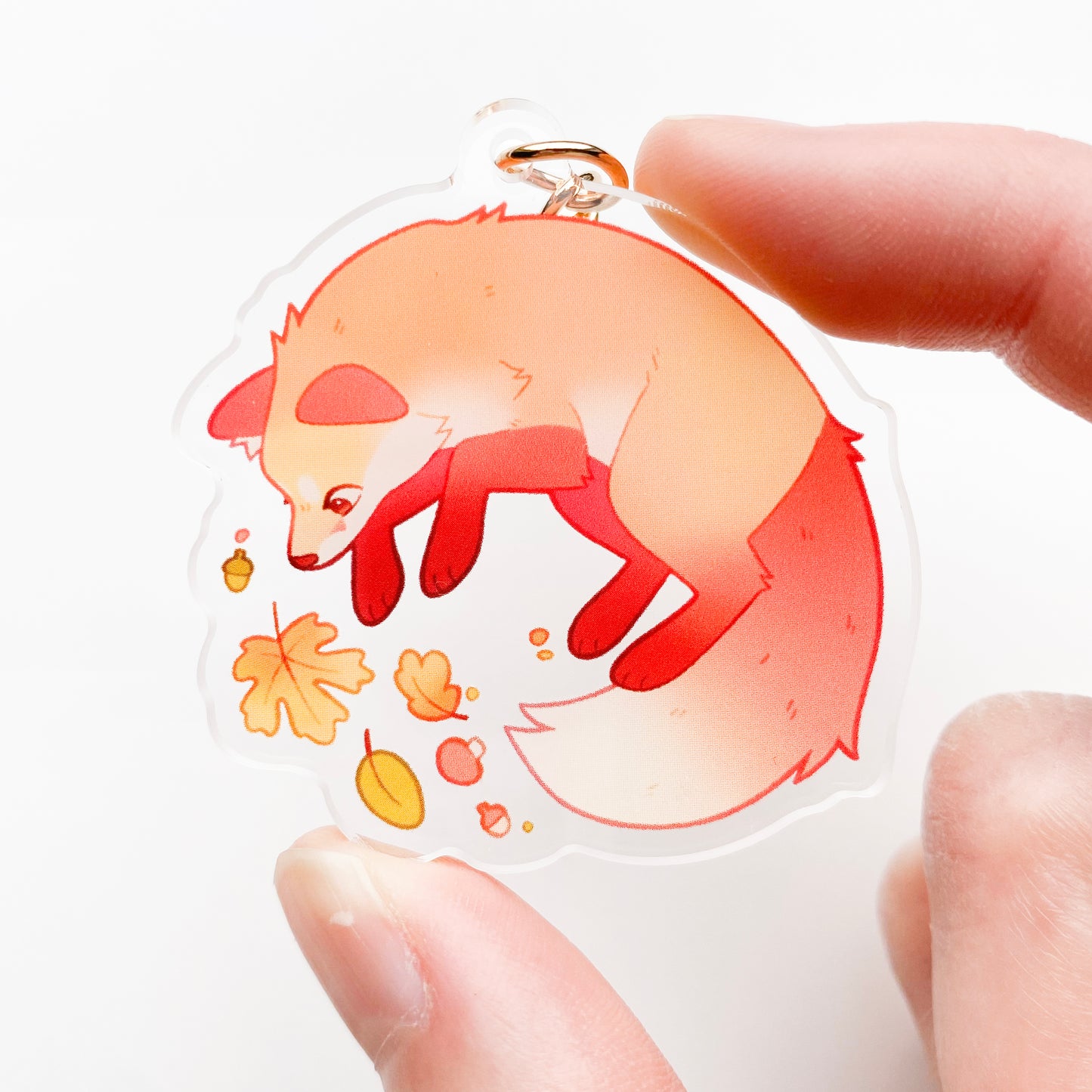 red fox keychain