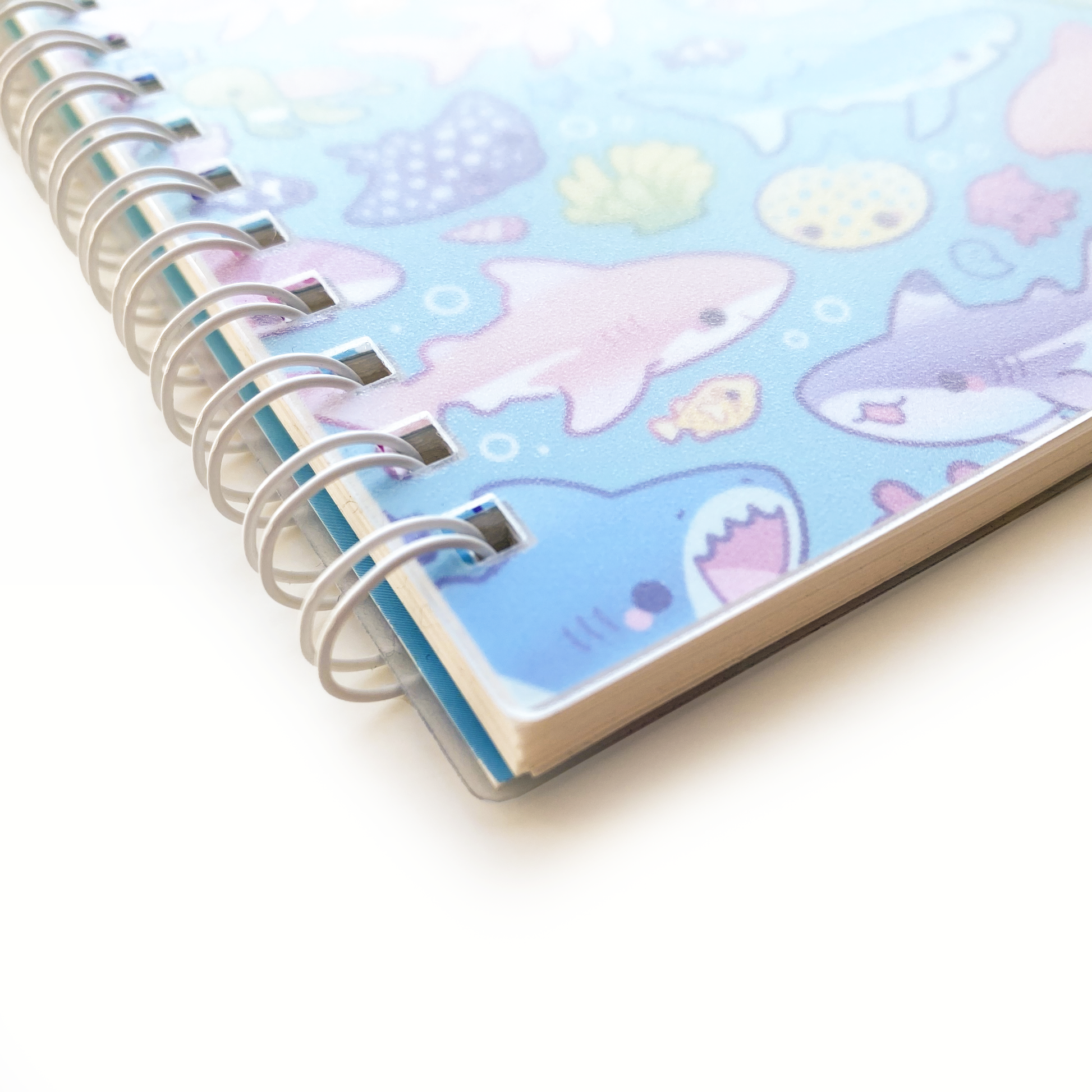 the books are spiral-bound with a plastic protective cover.