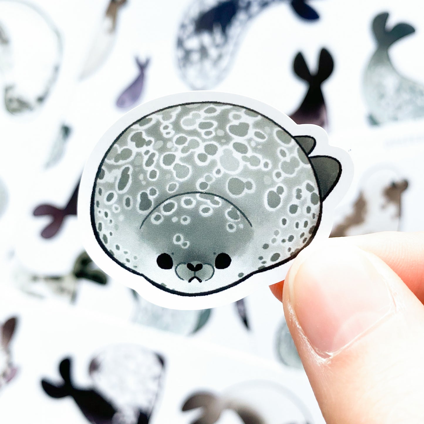 chubby seals sticker sheet